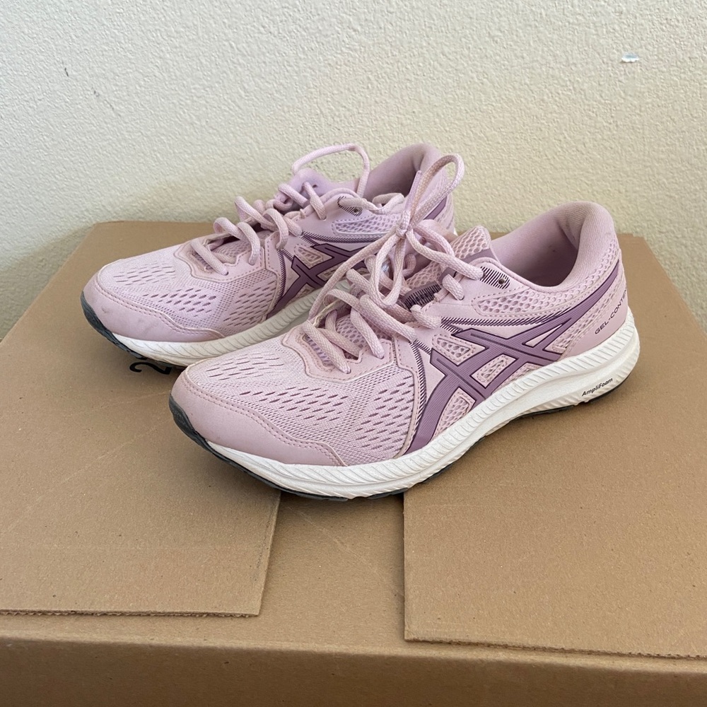 ASICS GELCONTEND 7 PINK RUNNING SHOE SNEAKER Womens Size
8.5